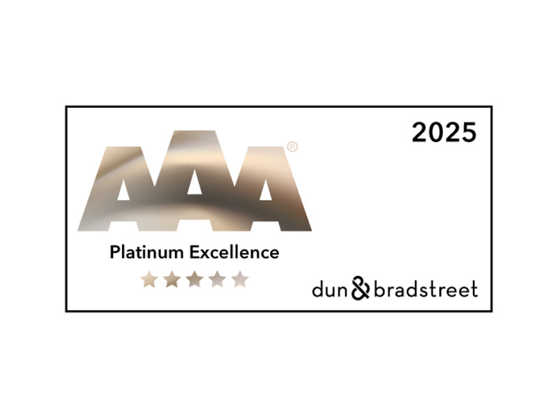 JAPO získalo prestižní certifikát AAA od Dun & Bradstreet